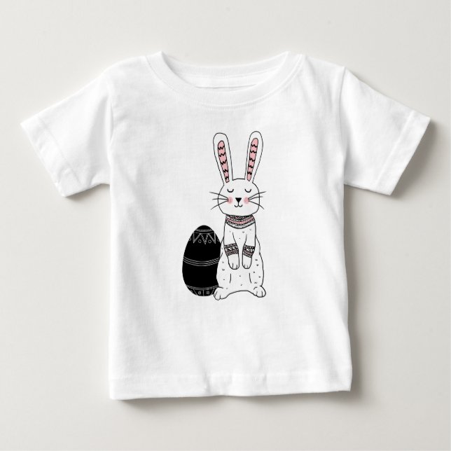 Folk Påskhare Rabbit Baby T-Shirt (Framsida)