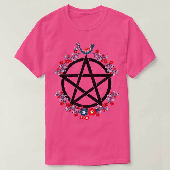 Folk Pentacle T Shirt (Design framsida)