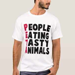 FOLK SOM ÄTER SMAKLIGA DJUR T SHIRT