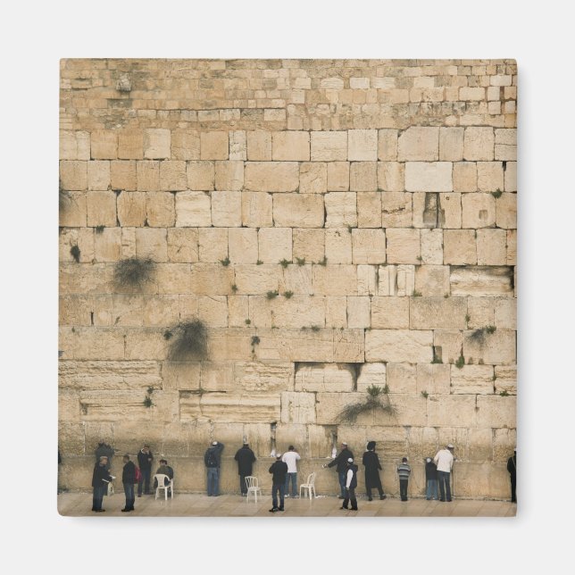 Folk som ber på väggen magnet (Framsidan)