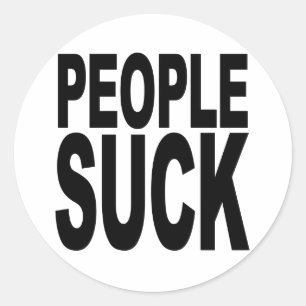 Folk Sucks Runt Klistermärke