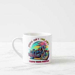 Folk tar inte Resor: Vintage Retro Stil Bike Espressomugg