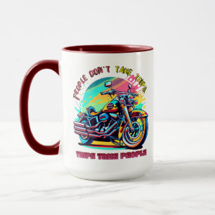 Folk tar inte Resor: Vintage Retro Stil Bike Mugg