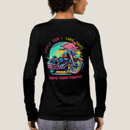 Folk tar inte Resor: Vintage Retro Stil Bike T Shirt