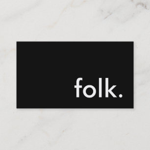 folk. visitkort