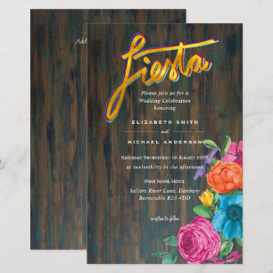 Folkart Flower Fiesta Wedding Boda
