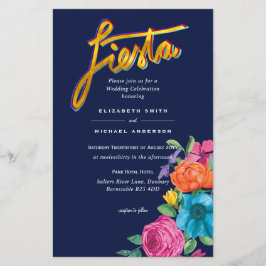 Folkart Flower Fiesta Wedding Boda