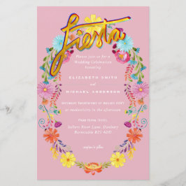 Folkart Flower Fiesta Wedding Boda