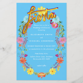 Folkart Flower Fiesta Wedding Boda
