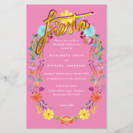 Folkart Flower Fiesta Wedding Boda