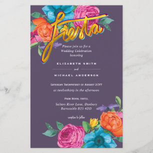 Folkart Flower Fiesta Wedding Boda