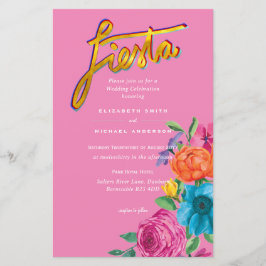 Folkart Flower Fiesta Wedding Boda