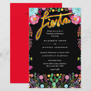 Folkart Flower Fiesta Wedding Boda