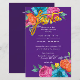 Folkart Flower Fiesta Wedding Boda