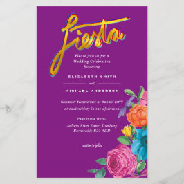 Folkart Flower Fiesta Wedding Boda