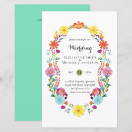Folkart Flower Fiesta Wedding Boda