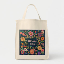 FolkBlommigt Extra Large Tote Bag Tygkasse