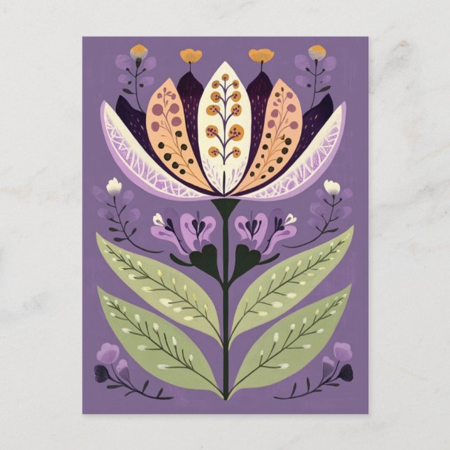 Folkbloom nr 255 vykort (Framsida)