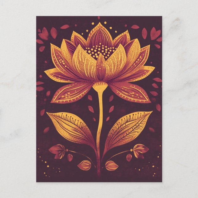 Folkbloom nr 265 vykort (Framsida)