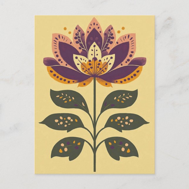 Folkbloom nr 279 vykort (Framsida)