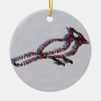 Folket för kardinal 2010 projekterar prydnaden julgransprydnad keramik