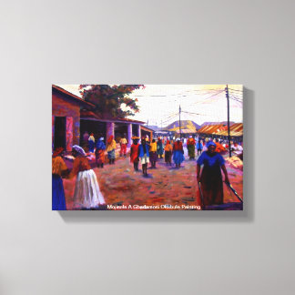 Folket i Nigeria Mojisola Gbadamosi Okubule Canvastryck