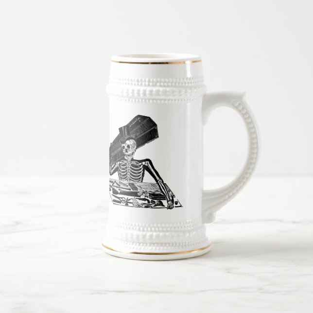 "Folkets Calavera" circa 1800's Mexico Sejdel (Höger)