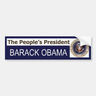 Folkets den presidentBARACK OBAMA bildekalet Bildekal