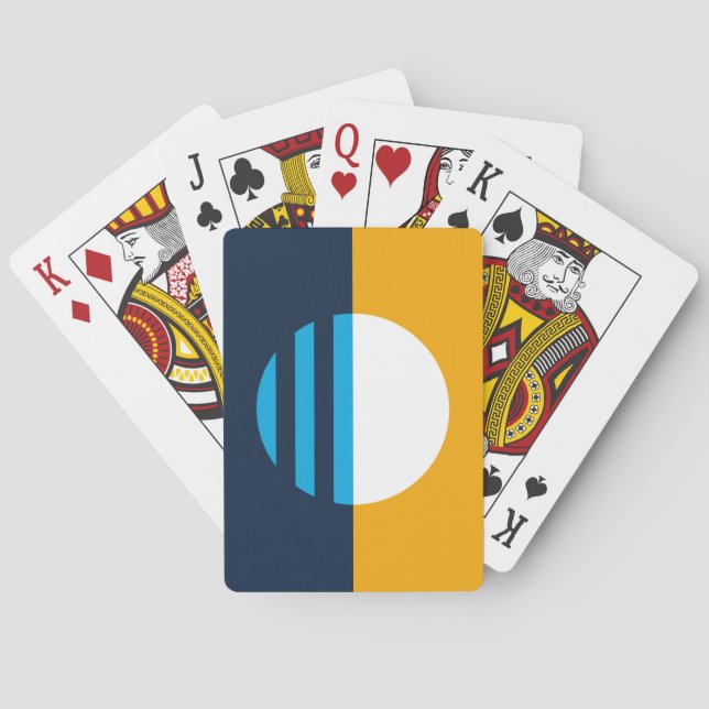 Folkets flagga av Milwaukee Casinokort (Baksidan)