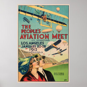 Folkets flygmöte poster