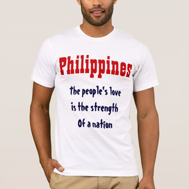 Folkets kärlek Filipino t-shirts (Framsida)