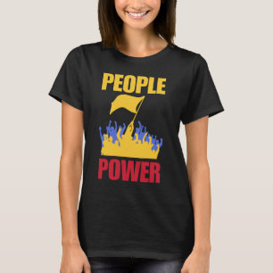 Folkets Kraft Avskaffa Marcos T-shirt Korruptionsp