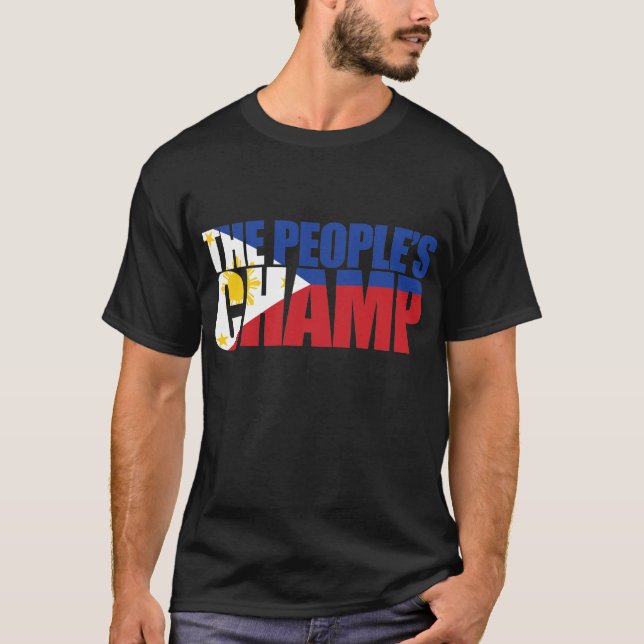 Folkets mästare tee shirt (Framsida)