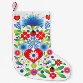 Folkfest Julafton Stocking Liten Julstrumpa