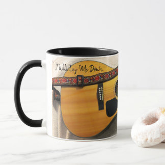 Folkgitarr Mugg med text
