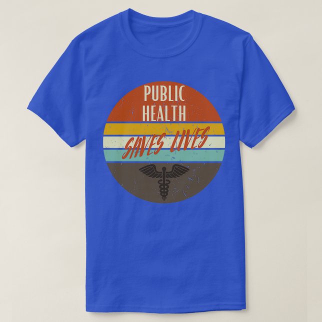 Folkhälsa räddar liv t shirt (Design framsida)