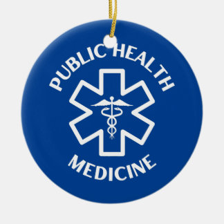 Folkhälsomedicin Doktor Nurse Medical Julgransprydnad Keramik