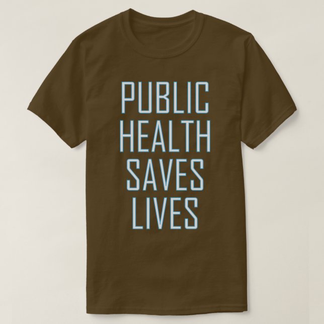 Folkhälsosparande lever 3 t shirt (Design framsida)