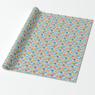 Folkkonst blomma Mönster 2 Presentpapper