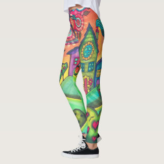 Folkkonst Leggings