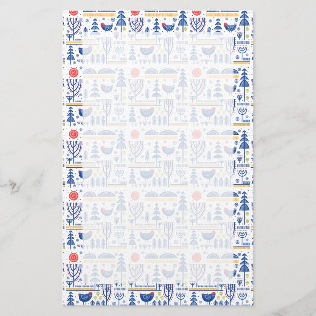 Folkkonsthandling, Mönster Brevpapper (Framsida)