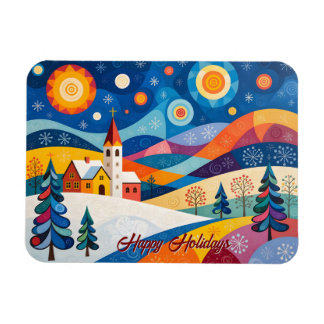 Folklig jul magnet