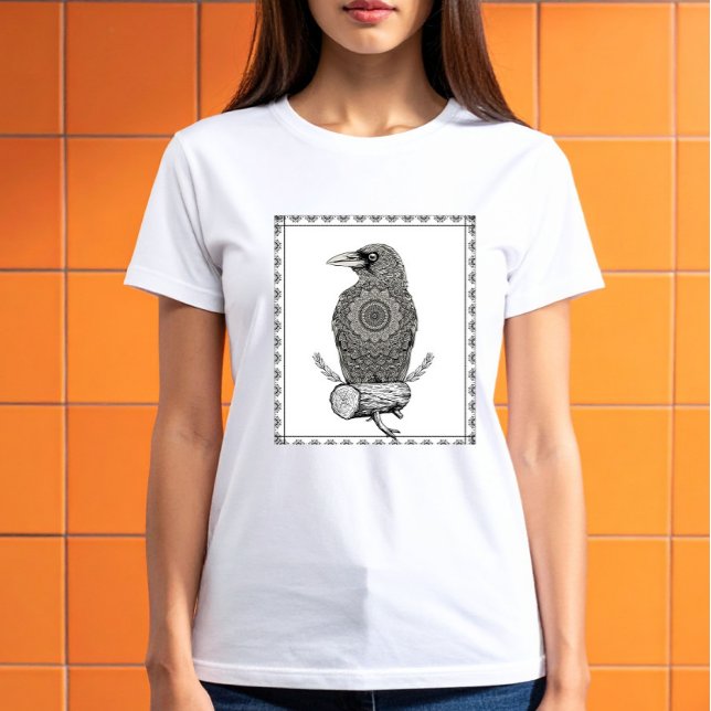 Folklore Crow in Mythology Unisex T Shirt (Skapare uppladdad)