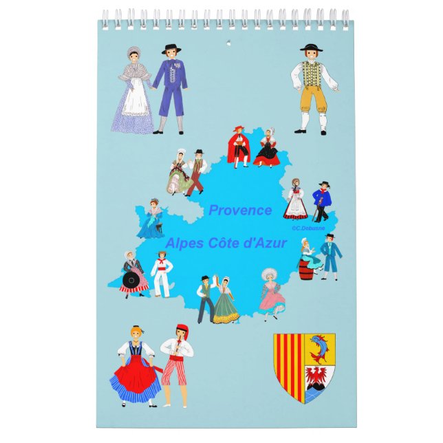 Folklore de PACA, France Kalender (Omslag)