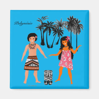 Folklore de Polynésie Française Magnet