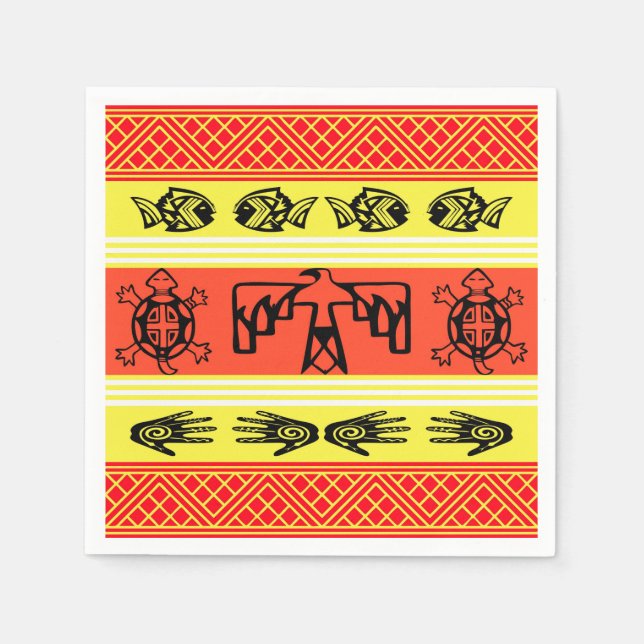 Folklore-design Pappersservett (Framsidan)