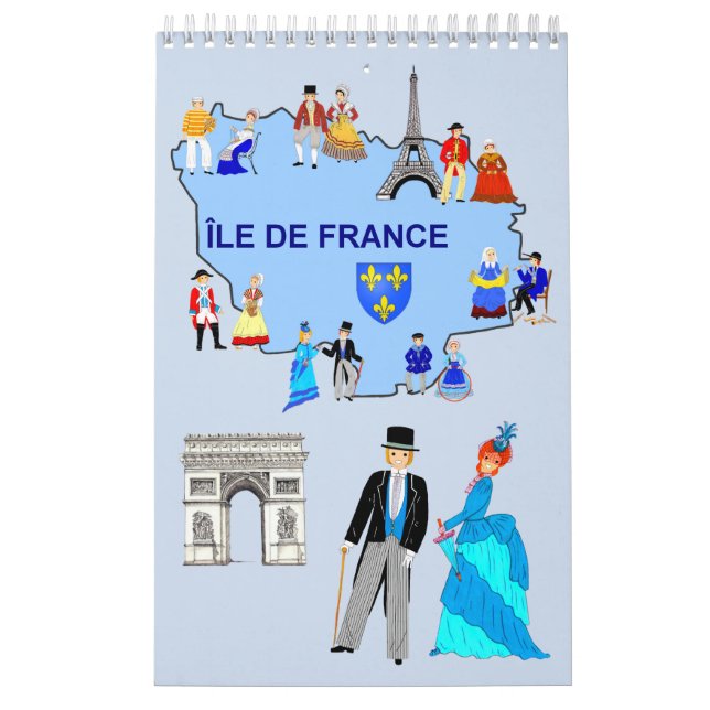Folklore d'Île de France Kalender (Omslag)