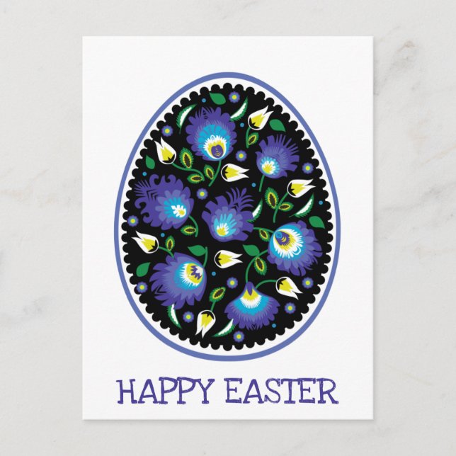 Folklore Glad påsk Vykort (Framsida)