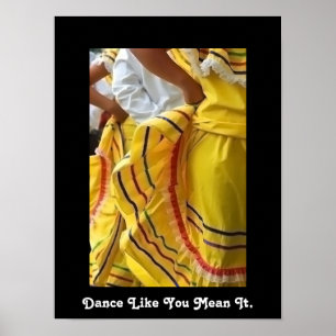 Folklorico dansaffisch poster