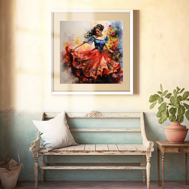 Folklórico Rhythms, Vibrant Dance Poster (Skapare uppladdad)